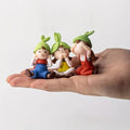 Resin Cute Fairy Figurine Set, 3pcs No See No Hear No Speak Mini Elf Statue, Desktop Tabletop Home Decor Ornament, Gift for Bedroom Shelf Decor
