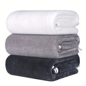 3 Pack Microfiber Bath Towels Set - Ultra Soft, Quick-Dry, Absorbent Towels for Bathroom, Gym, Travel